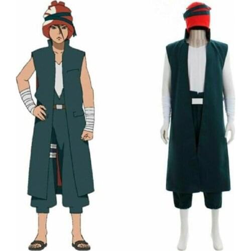 Boruto: Next Generations Iwabe Aino Cosplay Costume Vest Top Pants Set Costume