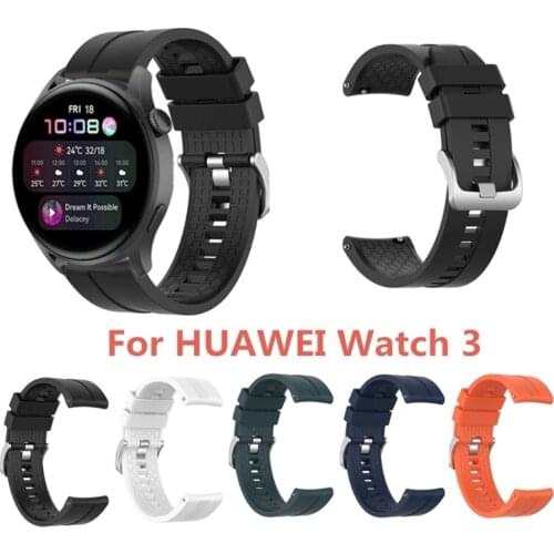 Quick Release Smartwatch Support Accessories Silicone Wristband Bracelet Compatible with Huawei Watch 3 Accessorie