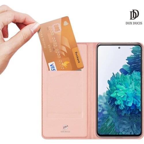 For Samsung Galaxy S20 FE / S20 Lite DD Skin Pro Series Leather Wallet Flip Case Full Protection Steady Stand Magnetic Closure