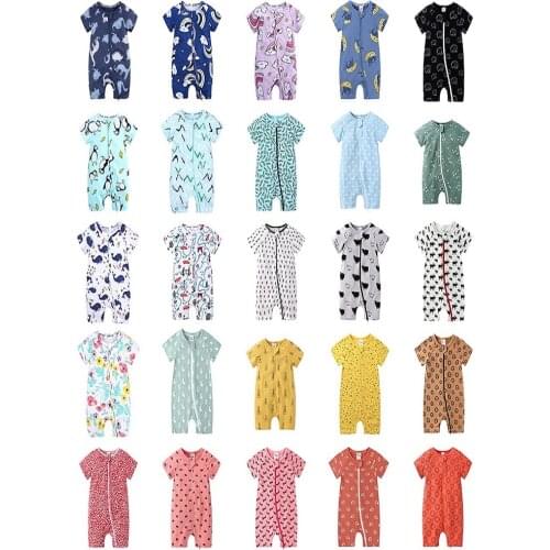 Baby Girl Clothes Children Kids Newborn Baby Boy Rompers Summer Short Sleeve Jumpsuits Sets Clothing Infant Bodysuit Ropa Bebe
