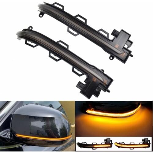 For BMW X3 X4 X5 X6 F25 LCI F26 F15 F16 2014-2018 Side Rearview Mirror Indicator Blinker Light Sequential Dynamic Turn Signal