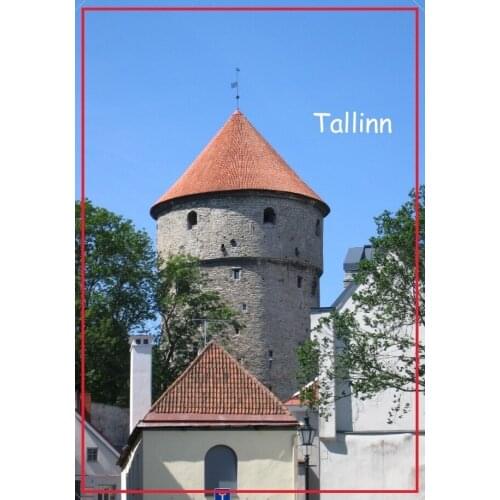 78*54mm Travel Fridge Magnets 21351,tallinn Tourist Magnets;world scenery tourist area