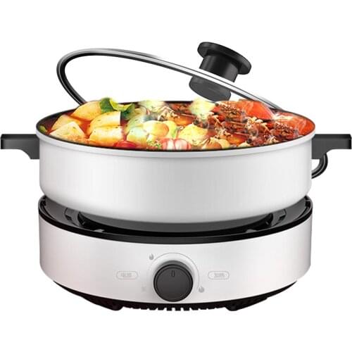 JRM0237 Midea Electric Hot Pot Pot Household Multi-function Split Electric Cooker Small Steamed Cooking Machine 4L Hot Pot Maker