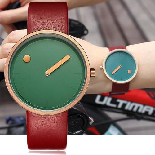 Geekthink Ladies Watch With Leather Strap