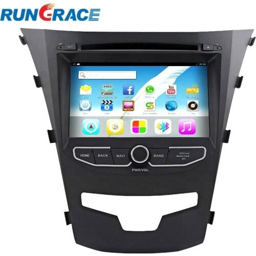 Hot products audio stereo car android radio fm converter for ssangyong korando