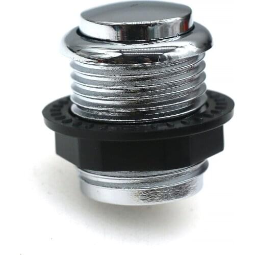 24mm CHROME Plated Push Button Arcade Push Button with Built-in small microswitch Game Accessories 100PCS
