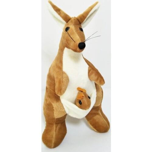 Simulation doll children plush toys Kangaroo doll Birthday gift kid stuffed toy