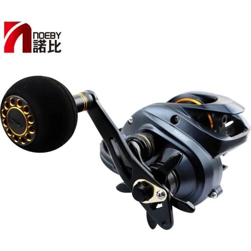 NOEBY Casting Reel 11BB 6.3:1 Max Drag 12kg CNC Spool Sea Fishing Reel Moulinete De Peche Baitcasting Reel Carretilha De Pesca
