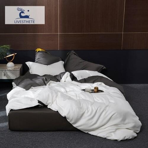 Liv-Esthete Women Beauty 100% Silk White Bedding Set Healthy Pure Silk Queen King Duvet Cover Sets Sheet Fitted Sheet Pillowcase