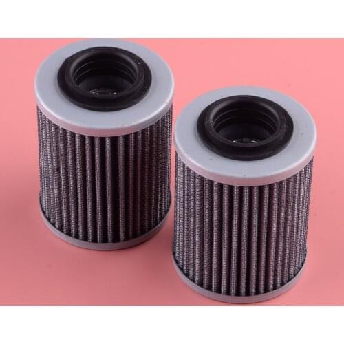 420956124 2pcs Oil Filter Fit for Ski-Doo Renegade MXZ Grand Touring Expedition LE SE Sport 1200 900 600 2017