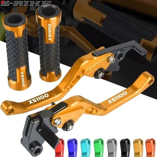 Motorcycle Accessories CNC aluminum Brake Clutch Levers Handlebar Hand Grips For Yamaha XS1100 XS 1100 1978 1979 1980 1981-1985