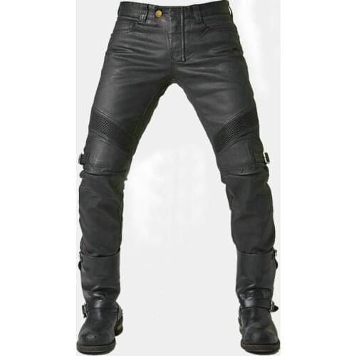 Men and women Trousers Retro motorcycle pants motorcycle jeans coated cycling pants racing pants with 4 Pads