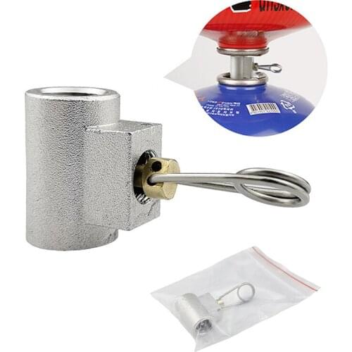 Outdoor Camping Hiking Stove Adaptor gas tank inflation valve gas tank mutual filling joint Camping propane gas tank adapter