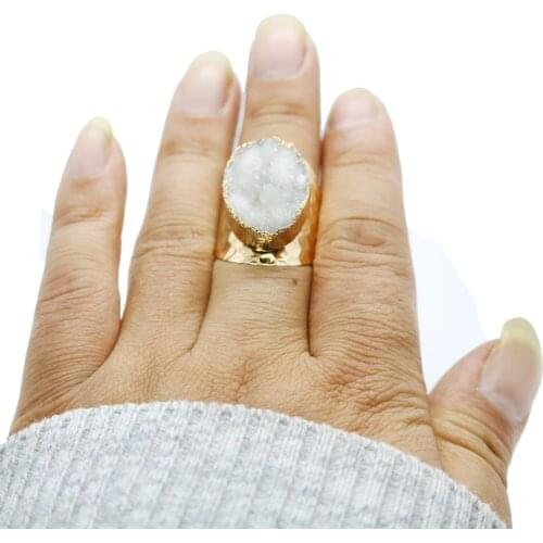 PAGlisten Rings With Semi-precious Stones