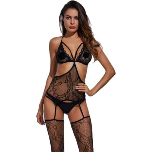 Porno Sexy Lingerie Plus Size Crotchless Erotic Lingerie Babydoll Sexy Underwear Sexy Costumes Lenceria Erotica Mujer Sexi