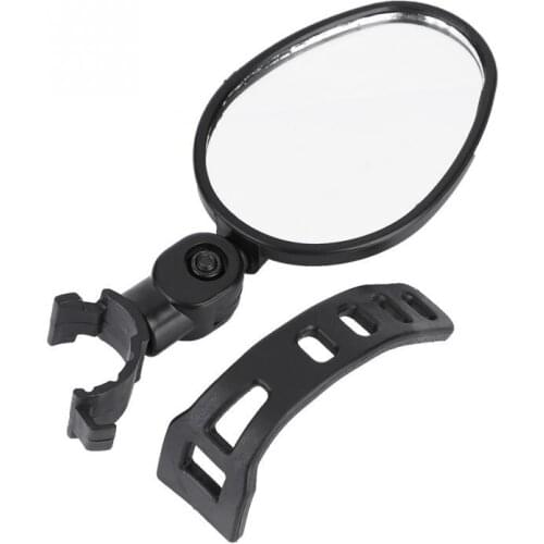 Bike Rear View Mirror Adjustable Bicycle Rearview Handlebar Mirror Mountain Road Bike Handlebar Back View 360 Rotation Mirror