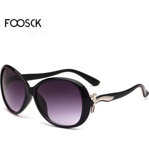 FOOSCK Newest Fashion Oval Sunglasses Women Shade Vintage Retro Sun Glasses Brand Designer Hombre Oculos De Sol Feminino UV400