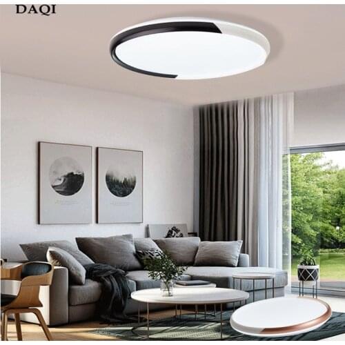 Modern Minimalist Round Bedroom LED Ceiling Light Remote Control Dimming Living Room Study Restaurant Hotel lLamp