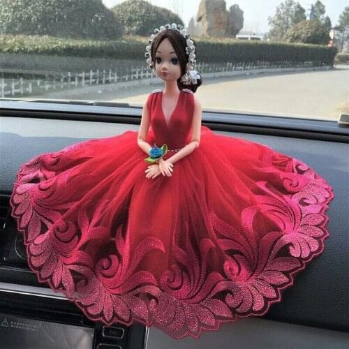 20Yards Rose Red Embroidery Lace Trim Mesh Ribbon DIY Garment Wedding Dress Sewing 22cm Wide