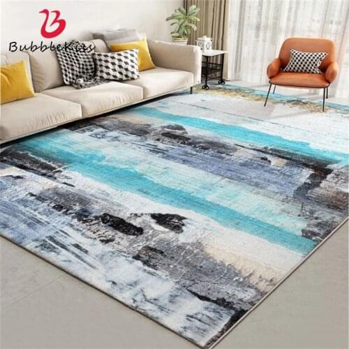 Bubble Kiss European Style Abstract Oil Painting Pattern Carpet Anti-slip Carpet Bathroom Fashion 3D Rug Mat Entrance Door Rugs