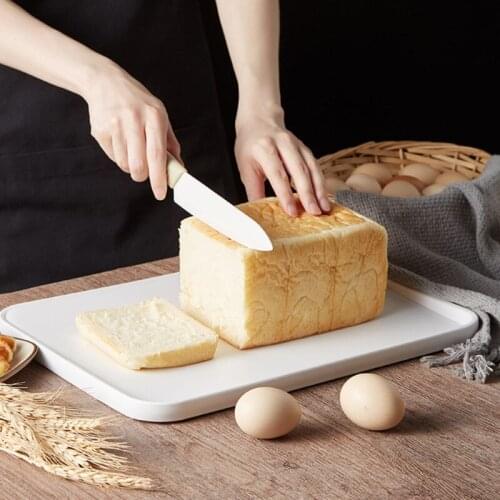 1 Piece U-shaped Design Inclined Collect Juices PP and AG Silver Ion Material Cutting Board Easy to Clean Wholesale&Dropship