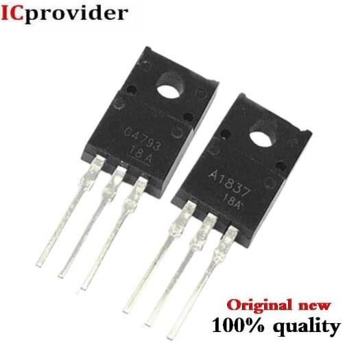 10PCS 5pair 5pcs 2SC4793 TO220 5pcs 2SA1837 TO-220 C4793 A1837 230V 1A EACH Original and Transistor new original