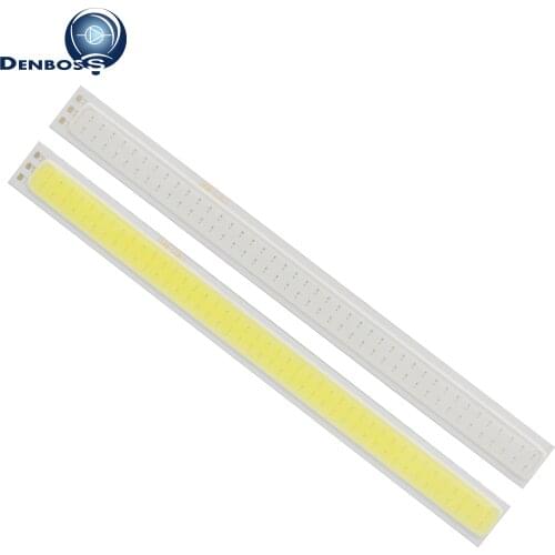 10PCS allcob manufacturer 170mm 15mm double Color White Red Orange daytime auto light LED COB Strip Light 12V DC 8W Moudle