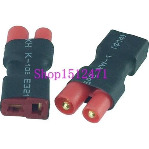 1pce T-Plug Deans Female to HXT 3.5mm Male No wire adapter for Walkera Lipo