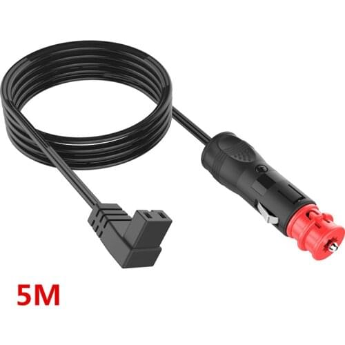 5meters long 12V/24V Heavy Duty Portable Refrigerators Cooler Warmer Extension Power Cable for Car, Truck, RV, Boat