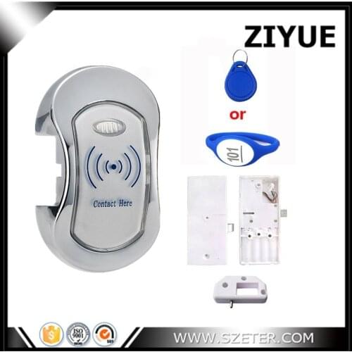 5PCS/Lot Electric Metal EM RFID Cabinet Locker Lock with Waterproof Wrist Band Card Key
