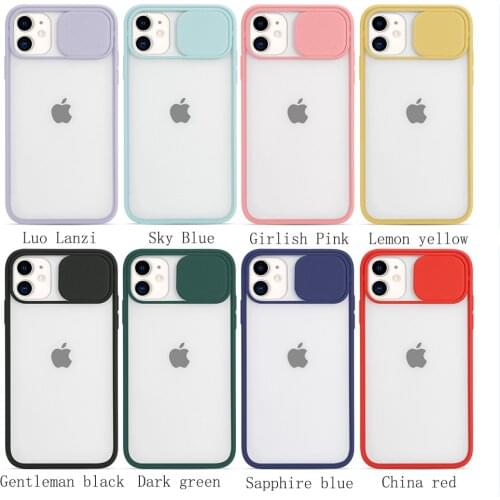 Camera Protection Case For iphone 11 pro max Slide Protect Cover Lens Protection Case For iphone 6 6S Plus 7 8 Plus XR X Max
