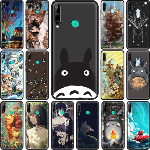 Anime Cute Totoro Spirited Away Ghibli Phone Case for Huawei Y6 Y7 Y9 2019 Y6p Y8p Y8s Y9a Mate 20 40 Pro Plus 10 Lite Y7a Cover