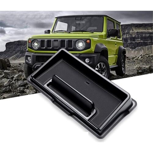 For Suzuki Jimny 2019 2020 2021 JB74 JB64 Phone Holder Stand GPS Bracket Storage Box Car Interior Accessories ABS Organizers
