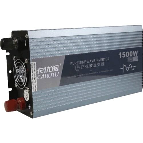 Inverter 12V 220V 1500W Solar Pure Sine Wave DC12V/24V/48V To AC220V 50HZ Power Converter Booster For Car Household DIY