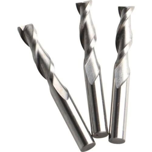 3pcs Shank 6mm x25mm 2 Flutes End Mill Cutter, Spiral Router Bits, Solid Carbide End Mill, Wood Tool Bits From Factory