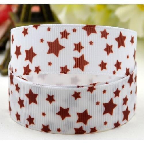 7/8'' 22mm,1" 25mm,1-1/2" 38mm,3" 75mm Stars Character printed Grosgrain Ribbon party decoration X-01432 10 Yards