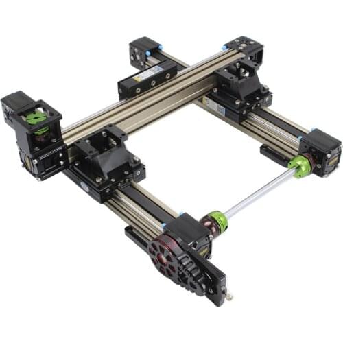 Mjunit MJ45N belt drive linear guide rail with gantry xy axis structure for automatic shape cutting machine