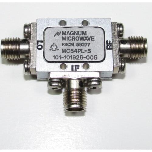 Magnum mc54pl-5 3.5-12ghz SMA RF microwave coaxial double balanced mixer