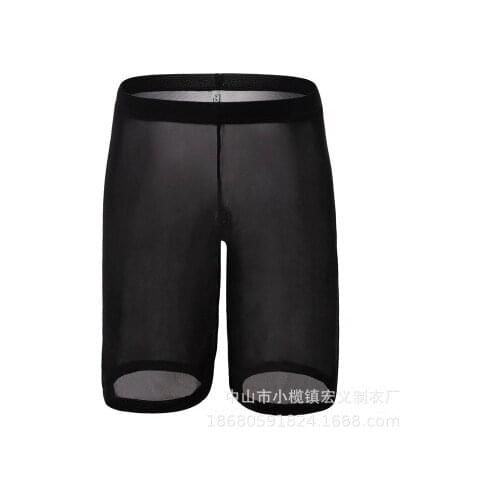 Mens and womens sexy panties mesh gauze pants hollow sailor breathable ultra-thin sexy
