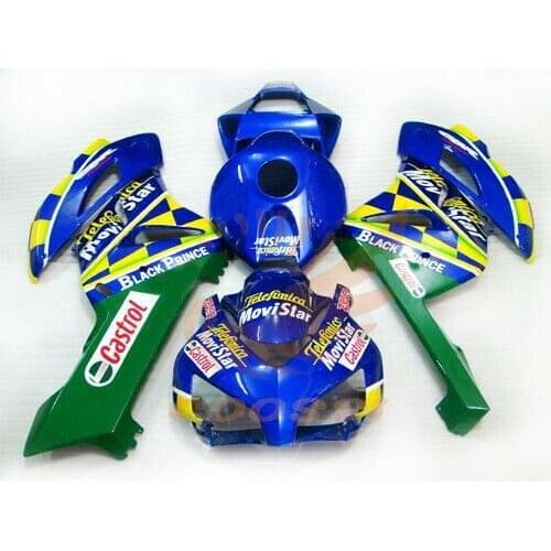 Wotefusi Compatible to Honda NEW ABS Bodywork Fairing CBR1000 2004-2005 04 05（10