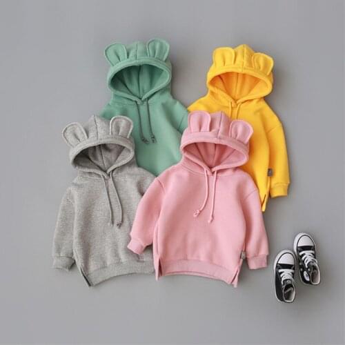 Baby Boys Girls Clothes Cotton Hooded Sweatshirt Childrens Kids Casual Sportswear Infant Clothing Spring Autumn
