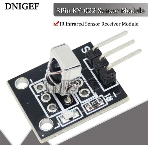 KY-022 IR Infrared Sensor Module Smart Electronics 3pin KEYES TL1838 VS1838B 1838 Universal Receiver Module for Arduino Diy Kit
