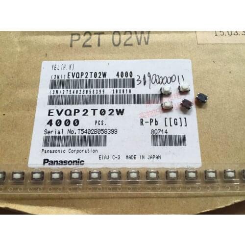 Original Japan EVQP2T02W Patch Touch Switch 4.7*3.5*2.5 Plum Handle Spot