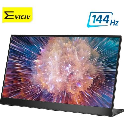 EVICIV 15.6" Portable Monitor Display HDMI 1920*1080 144Hz LCD IPS Pannel USB Type-C Laptop Gaming For Easy Projection PS3 PS4