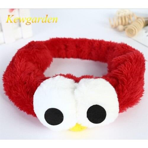 Kewgarden Childrens wide-eyed plush headband Girls' headband 5pcs