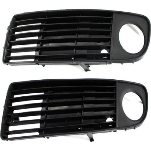 Front Bumper Fog Light Frame Lower Grille fog light grille for 1998-2001 Audi A6 C5