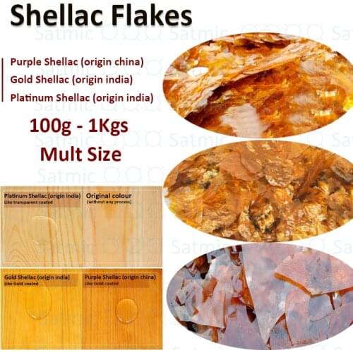 Natural Shellac Flakes For Wooden Repair Polish Furniture Polishing Origin Indian Shellac Varnish Golden Shellac