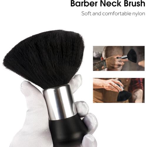 1 Pcs Soft Black Neck Face Duster Beard Brushes Barber Hair Cleaning Hairbrush Salon Cutting Hairdressing Styling Haircut Tools