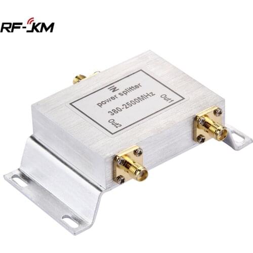 2 Way Sma Power Splitter 380mhz~2500mhz Sma Female Connector Power Divider Splitter Divider For Wifi Gps Booster