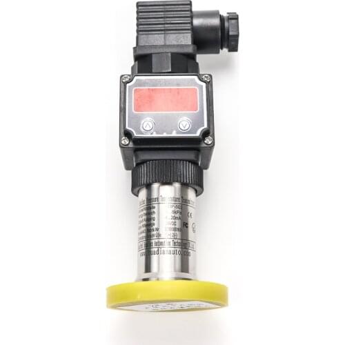 4-20mA China Flat Film Sanitary Pressure Sensor and Transmitter Milk Drinking Clamp Digital Display